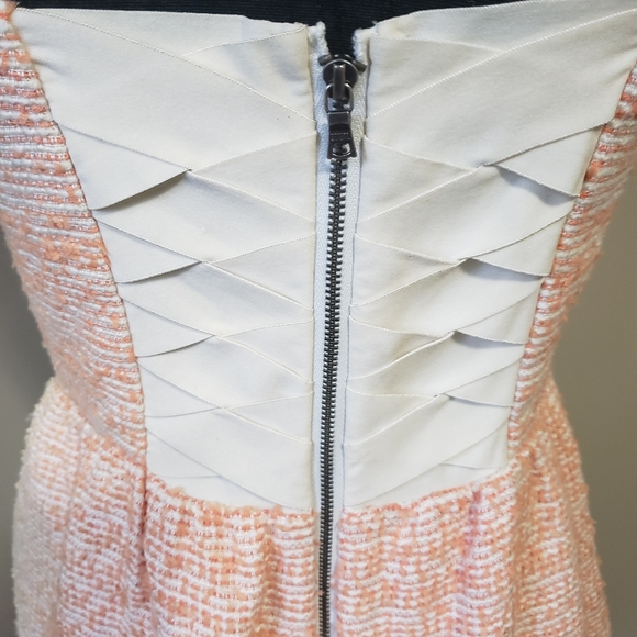 SOLD Alice + Olivia Tweed Pattern Mini Dress - Picture 7 of 14